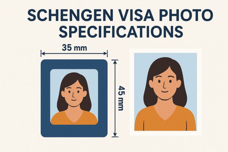 Schengen Visa Photo Specifications