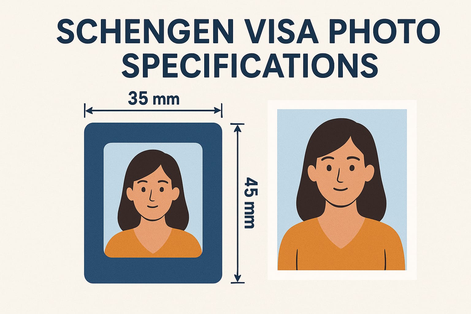 Schengen Visa Photo Specifications