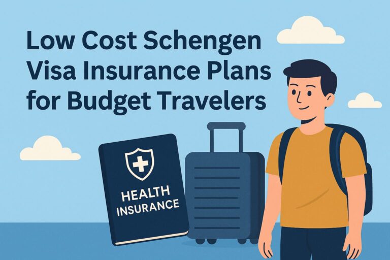 Low cost Schengen visa insurance plan for budget travelers