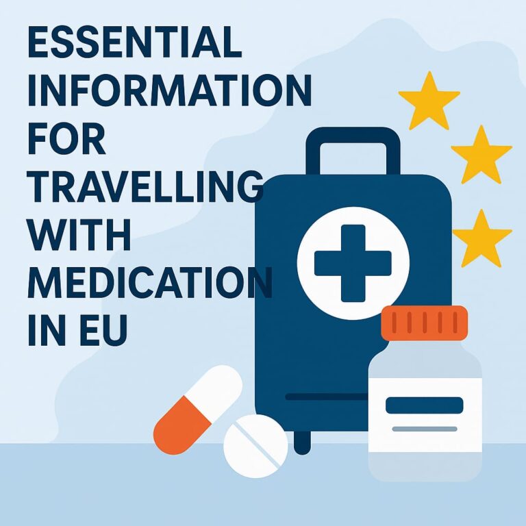 Essential Information for tavelling with Medication in the EU