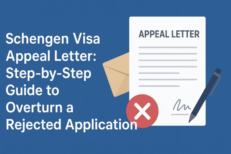 Overturn Your Schengen Visa Rejection: Complete Guide to Appeal Letter