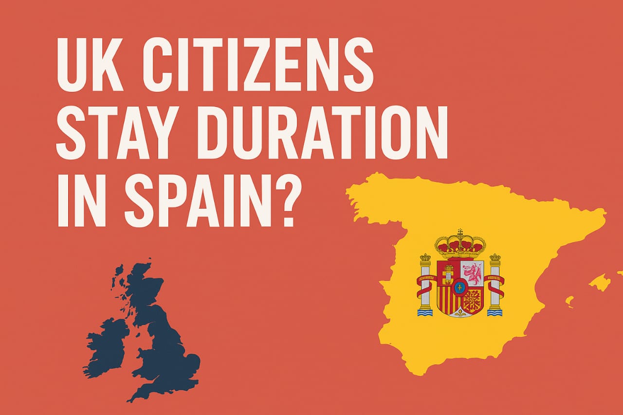 UK Citizens Stay Duration in Spain
